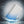 Folded blue and white cooling towel splashing in water with text overlays