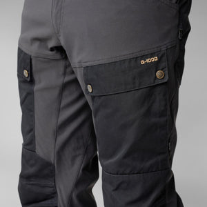 FjallRaven trousers with G-1000 fabric detailing and side cargo pockets
