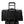 Black Briggs and Riley travel bag attached to a luggage handle