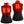 Gerbing heated vest showing front and back heating element placement