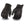Pair of black leather motorcycle gloves with TFL Cool System tag and palm padding