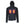 Volt black hooded jacket with two glowing orange heating elements on the chest