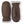 Hestra brown leather mittens with white fleece lining