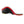 Side profile of a Sidas black and red orthotic insole