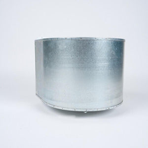 Galvanized steel cylindrical duct fitting