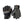 Hestra black and grey work gloves with velcro wrist straps