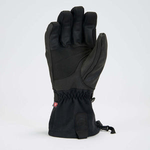 Gordini black insulated winter glove with wrist cinch