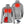 ActionHeat grey fleece jacket showing internal heating element placement and battery pack