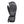 Kombi grey and black three finger ski mitten with adjustable wrist strap