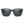 Smith Optics matte black polarized sunglasses with square frames