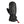 Seirus black leather mitten with a zippered pocket and wrist adjustment strap