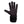 Mobile Warming black touchscreen compatible glove with ribbed cuff