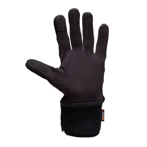 Mobile Warming black touchscreen compatible glove with ribbed cuff