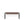 Snow Peak folding bench with black metal frame and brown fabric seat