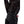 Black leather motorcycle glove with Powered Heat branding and Primaloft tag