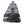 Front view of grey and blue Korkers water shoe with toggle lacing system
