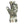 Mobile Warming camouflage heated glove with wrist zipper and power button