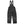 Back view of black N-Ferno insulated bib overalls with adjustable shoulder straps