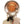 Propane tank mounted radiant heater with glowing orange mesh burner