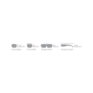 Smith Optics Arvo Sunglasses ChromaPop Polarized Blue Mirror - Matte Black Frame