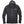Stormr black hooded jacket with front zipper and pockets