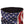 Neck gaiter with a distressed American flag print and black fleece lining