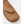 Tan leather mitten with elasticated wrist