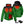 ActionHeat green hooded jacket showing heating element placement and battery pack