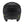 Rear view of a black Smith Descend ski helmet with goggle strap clip and adjustable dial