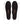 Pair of black Therm-ic heated insoles with attached power cables