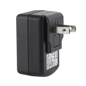 Therm-ic black wall power adapter with two prong plug