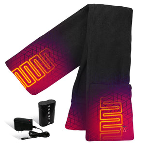 Aheata heated scarf with battery pack and power adapter