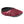Baffin maroon quilted slipper with black drawstring collar and branded trim