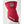 Red Hestra glove with white Hestra logo and brand patch
