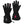 ActionHeat black battery heated gloves with pink logo and power indicator