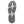 Korkers Klingon Deck shoe outsole with grey patterned traction pads on a white base