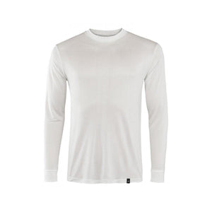 Terramar white long sleeve crew neck base layer shirt