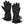 ActionHeat black heated gloves with battery pack in zippered pocket