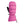 Seirus pink insulated winter mitten with black palm