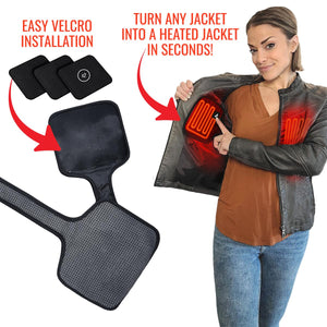ActionHeat velcro heating pad installation demonstration