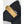 Hestra black glove cuff with tan leather pull tab and CZone logo tag