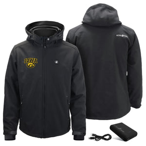 ActionHeat Iowa Hawkeyes 5V Men's Softshell Battery Heated Jacket