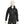 Black zip up jacket with high collar on a mannequin