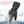 Black waterproof heated glove with power button surrounded by water splashes