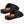ActionHeat black plush slippers with visible orange heating elements on the footbed and side power switch