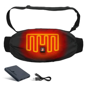 ActionHeat battery powered heated hand warmer muff with power bank and charging cable