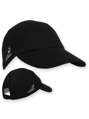 Black Headsweats performance cap with side logo