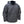 Black DeWalt hooded work jacket with front zipper and pockets