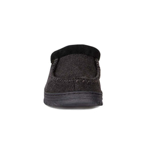 Cloud Nine Sheepskin black wool slipper front view