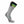 Sidas grey knee high heated ski sock with green and blue trim